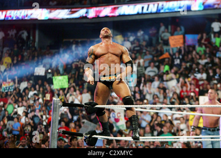 Batista WWE Raw al Verizon Center di Washington DC, Stati Uniti d'America - 28.07.08 Foto Stock