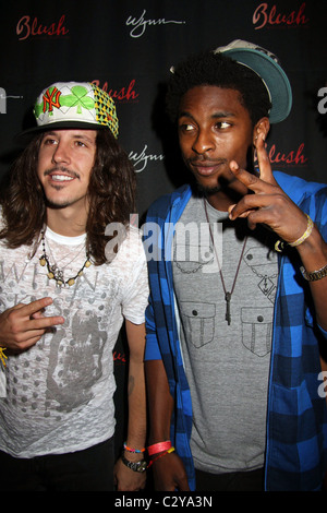 Cisco & Shwayze ospitare una notte al nightclub arrossire at Wynn Hotel & Casino Las Vegas, Nevada - 16.09.08 Foto Stock