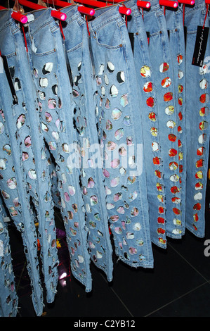 Lancio di 501 Levis Jeans di House of Holland a Selfridges di Londra - Inghilterra - 18.09.08 Vince Maher/ Foto Stock