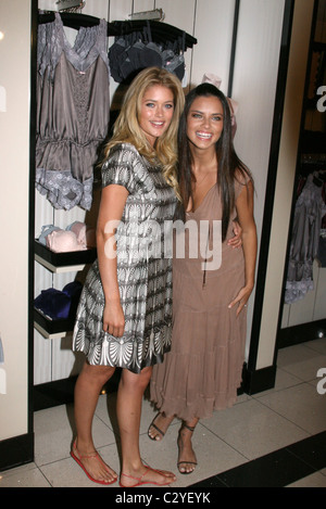 Doutzen Kroes e Adriana Lima svelare Supermodel ossessioni, una raccolta di elementi hanno in questa stagione alla Victoria's Foto Stock