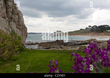 Pors-Hir , Brittany, Francia Foto Stock