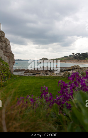 Pors-Hir , Brittany, Francia Foto Stock