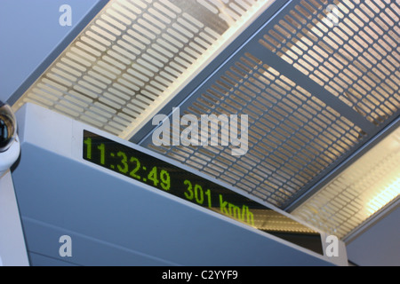 Maglev Train tachimetro Foto Stock