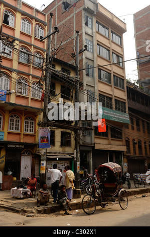 I nepalesi , la vita a Kathmandu , kathmandu vita di strada , il Nepal Foto Stock