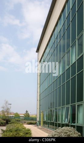 Vetro frontale in blocco di ufficio Foto Stock