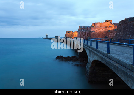 Guernsey Castle Cornet, st peter port, Isole del Canale, Regno Unito Foto Stock