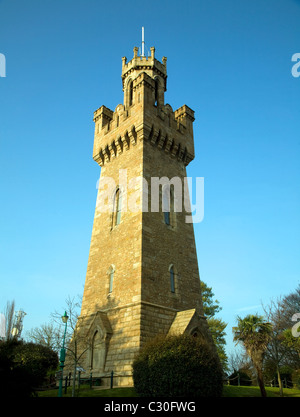 La regina Victoria tower St Peter Port Guernsey nelle isole del Canale Foto Stock