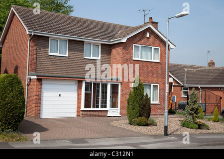 Una grande casa unifamiliare in Inghilterra Nottingham REGNO UNITO Foto Stock