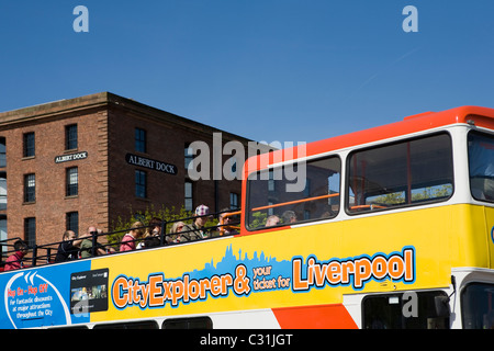 Albert Dock Liverpool Waterside Attrazioni, Merseyside, Regno Unito Foto Stock