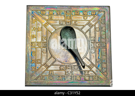 Antiquariato cinese cucchiaio compass Foto Stock