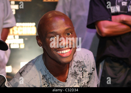 Antonio Tarver conferenza stampa finale per Antonio Tarver e Chad Dawson al Palms Hotel and Casino. Tarver sarà Foto Stock