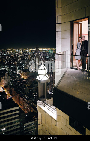 Ty Warner e il Four Seasons Hotel New York svelano il mondo più costoso Penthouse Suite visionario proprietario di hotel Ty Warner e Foto Stock