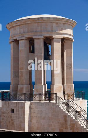 Assedio Bell Memorial a La Valletta. Malta Foto Stock