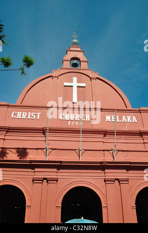 Chiesa di Cristo di Malacca, Piazza Dutch, Malesia Foto Stock