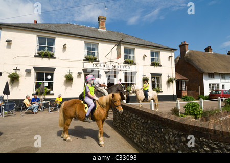 Izaak Walton Pub East Meon Hampshire REGNO UNITO Foto Stock