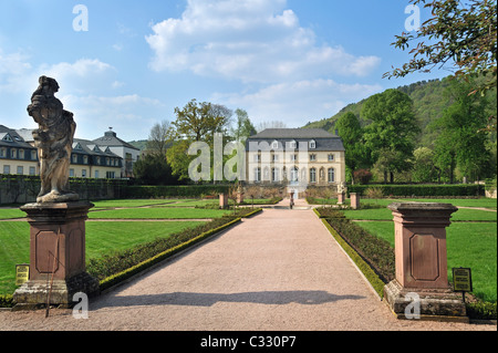 Abbazia di giardino e Orangerie a Echternach, Granducato del Lussemburgo Foto Stock