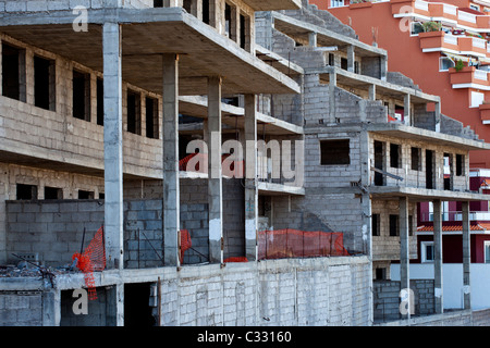 Un appartamento incompiuta di sviluppo Foto Stock
