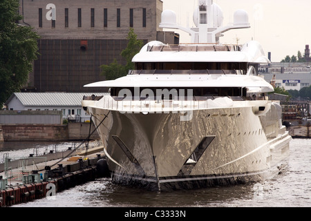 Yacht Pelorus. Forum economico di San Pietroburgo, Russia. Foto Stock