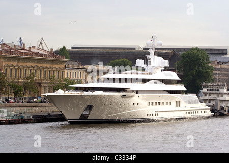 Yacht Pelorus. Forum economico di San Pietroburgo, Russia. Foto Stock