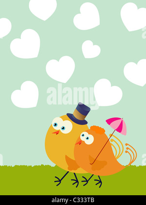 Valentines Day card Foto Stock