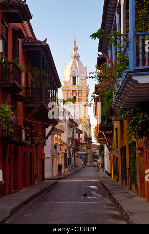 La cattedrale di Cartagena, Colombia Foto Stock