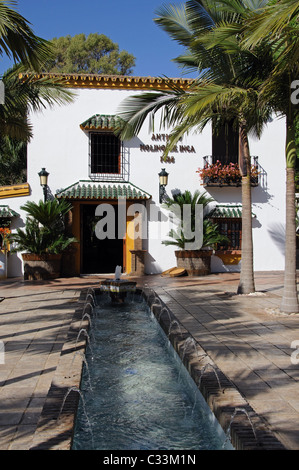 Mulino ad acqua, Molino de Inca, Torremolinos, Costa del Sol, provincia di Malaga, Andalusia, Spagna, Europa occidentale. Foto Stock