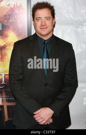 Brendan Fraser New York Premiere di 'Inkheart" a AMC Loews Lincoln Square - Arrivi New York City, Stati Uniti d'America - 15.01.09 PNP/ Foto Stock