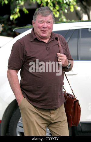 William Shatner ex Star Trek star voce a pranzo a Mulholland Grill Los Angeles, California - 26.11.08 BAC/ Foto Stock