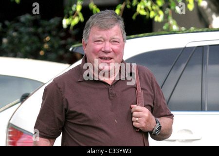 William Shatner ex Star Trek star voce a pranzo a Mulholland Grill Los Angeles, California - 26.11.08 BAC/ Foto Stock