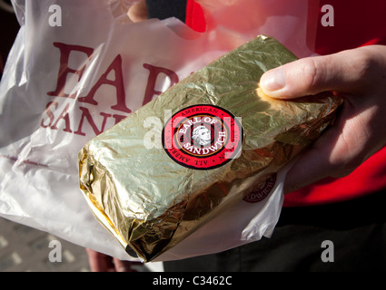 Prima filiale del Regno Unito del conte di sandwich, Ludgate Hill, Londra Foto Stock