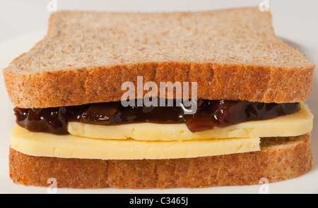 Formaggio e pickle sandwich Foto Stock