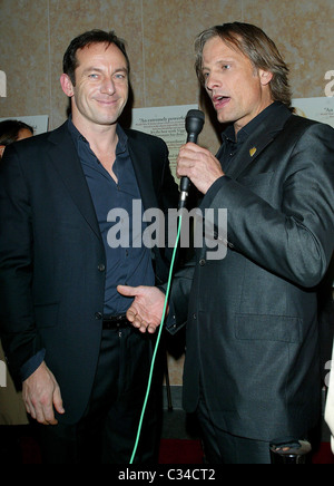 Jason Isaacs e Viggo Mortensen New York Premiere di 'buona' presso il museo del patrimonio ebraico di New York City, Stati Uniti d'America - 11.12.08 Foto Stock