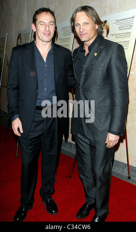 Jason Isaacs e Viggo Mortensen New York Premiere di 'buona' presso il museo del patrimonio ebraico di New York City, Stati Uniti d'America - 11.12.08 Foto Stock