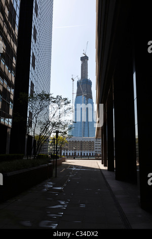 Il frammento di vetro grattacielo in costruzione. Londra, Inghilterra, Regno Unito. Foto Stock