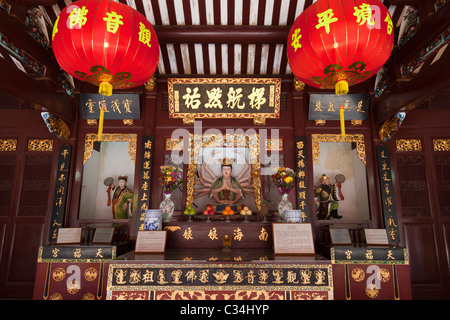 Thian Hok Keng Temple, Singapore - interno 2 Foto Stock