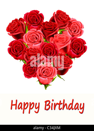 Biglietto di auguri personalizzato con scritta Buon compleanno