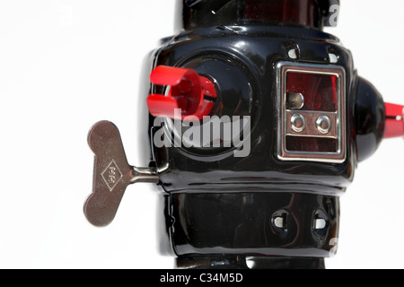 Orologeria giocattolo robot Foto Stock