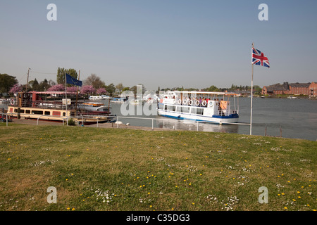 Oulton Broad Suffolk Norfolk Broads Foto Stock