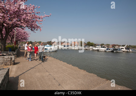 Oulton Broad Suffolk Foto Stock