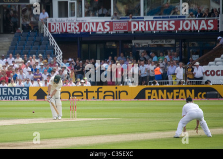 Quarta prova Ashes Cricket Australia contro l'Inghilterra svoltasi in Inghilterra Headingly Foto Stock