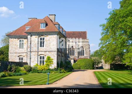 Winchester City , antica capitale del Wessex , nuova Wolvesey , Gazzetta home & uffici del Vescovo di Winchester Foto Stock