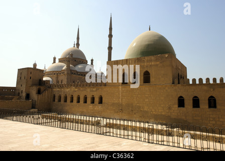 Muhammad Al-Nasir moschea e Muhammad Ali Moschea - Il Saladino Cittadella del Cairo del Basso Egitto Foto Stock