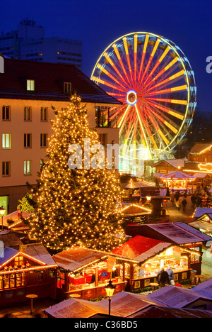 Magdeburg Weihnachtsmarkt - Magdeburg mercatino di Natale 04 Foto Stock