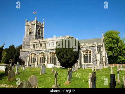 Chiesa Santa Maria Stratford St Mary Suffolk in Inghilterra Foto Stock