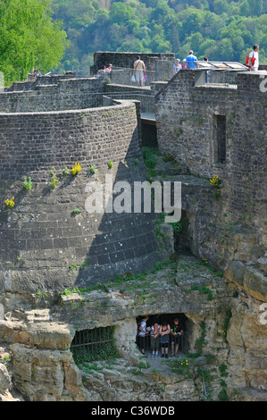 Il Bock rock fortificazioni e casemates in Lussemburgo, Granducato del Lussemburgo Foto Stock