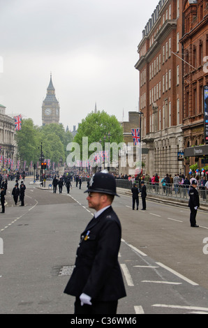 Royal Wedding Day - Il principe William e Catherin Middleton "Kate' Foto Stock