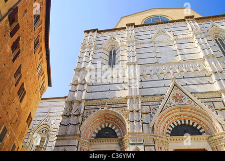 Siena dettaglio Dom - Duomo di Siena dettaglio 02 Foto Stock