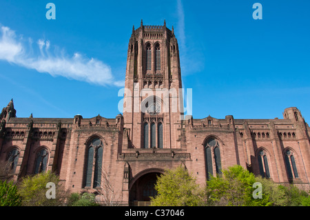 Liverpool Cattedrale Anglicana Liverpool England Regno Unito Foto Stock