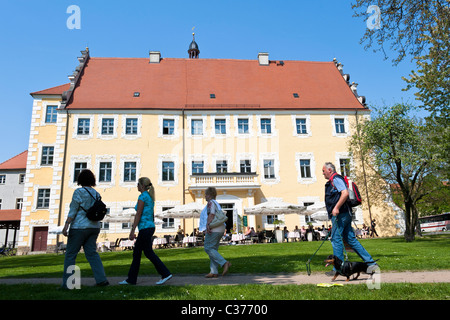 Il castello di Lübben, Lübben (Spreewald), Inferiore Lusazia, Brandeburgo, Germania, Europa Foto Stock