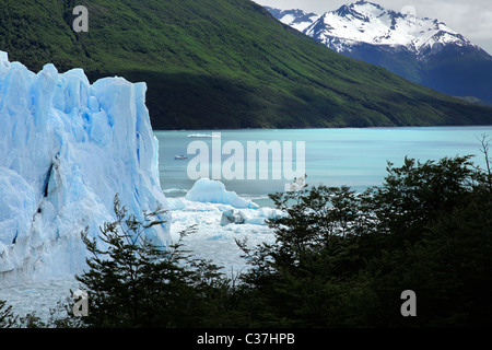 Vedute del Ghiacciaio Perito Moreno, El Calafate, Patagonia, Argentina, Sud America. Foto Stock